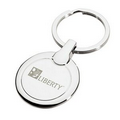 Shiny Chrome Key Ring